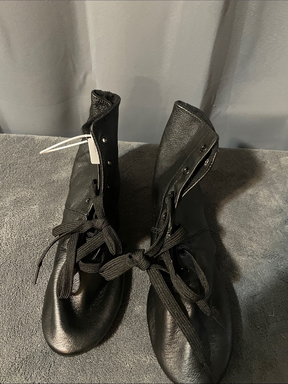 Women's Black Lace-Up dance shoes with soft sole - Modern Everyday Comfort